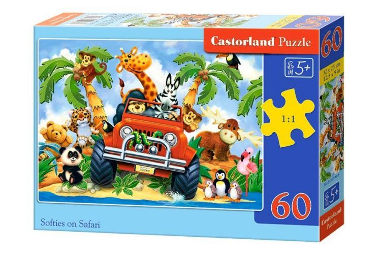 Castorland C60-06793 Пазл Сафари, 60 деталей