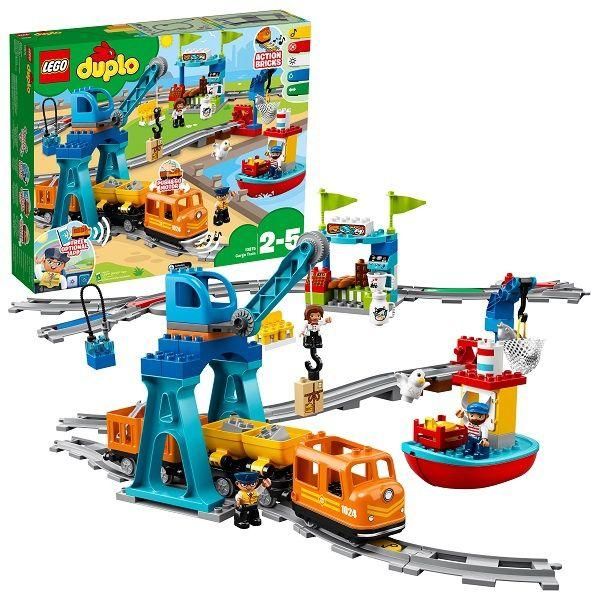 Lego Duplo 10875 Конструктор Лего Дупло Грузовой поезд, 105 деталей
