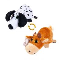 AB toys M5013 Мягкая игрушка Перевертыши Собака/Бык, 16 см
