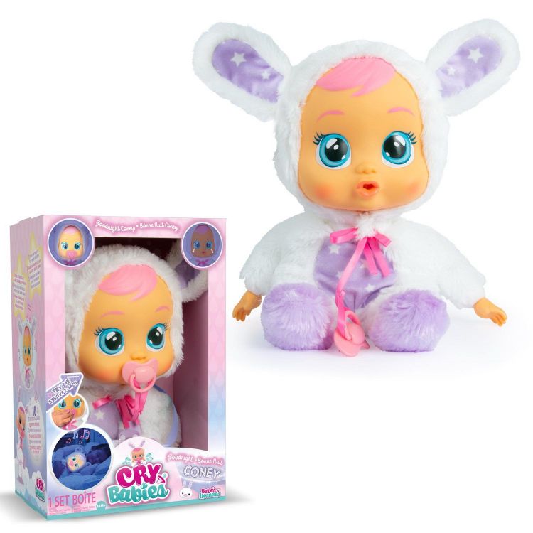 IMC Toys 93140 Кукла IMC Toys Cry Babies Плачущий младенец GOODNIGHT CONEY 30см с мягким телом, светодиодной подсветкой, звуковыми и музыкальными эффектами IMC Toys 93140 Кукла IMC Toys Cry Babies Плачущий младенец GOODNIGHT CONEY 30см с мягким телом, светодиодной подсветкой, звуковыми и музыкальными эффектами