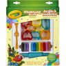 Crayola 57-0320 Незасыхающий пластилин с формочками, 12 цветов