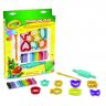 Crayola 57-0320 Незасыхающий пластилин с формочками, 12 цветов