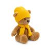 Orange Toys MA1995/17 Мягкая игрушка Медведь Топтыжкин коричневый, в шапке и шарфе, 17 см