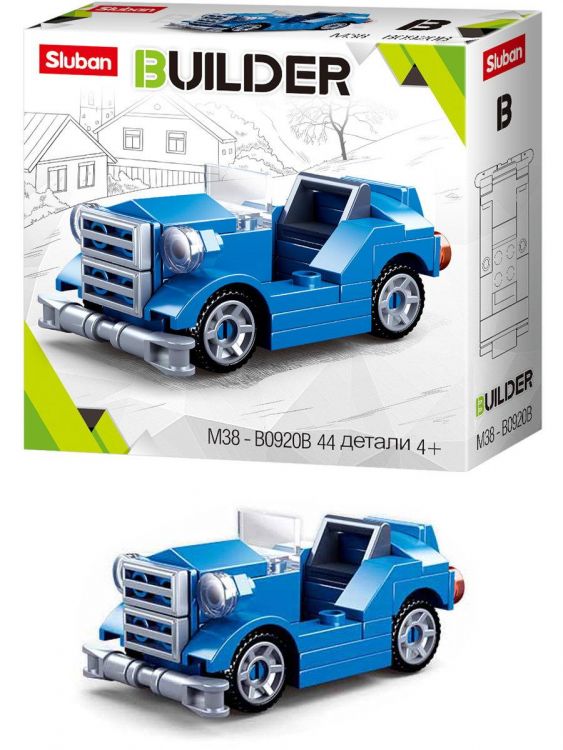 Sluban M38-B0920B Конструктор Sluban Builder: Ретро автомобиль Sluban M38-B0920B Конструктор Sluban Builder: Ретро автомобиль