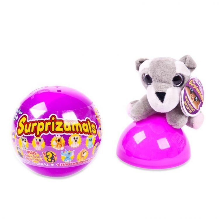 Мягкая игрушка Surprizamals в капсуле (серия 1)
