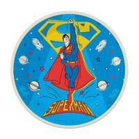ND Play 302611 Набор бумажных тарелок ND Play Superman желтый лого 180мм 6 шт