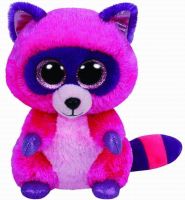 TY 37043 Beanie Boo's Мягкая игрушка Енот Roxie, 25 см