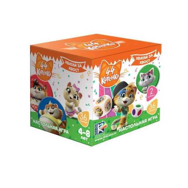 Vladi Toys VT8022-03 Игра настольная 44 Котенка "Хватай за хвост"