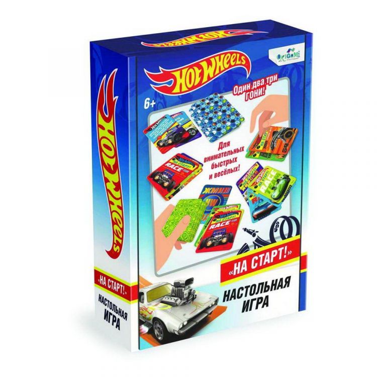 ORIGAMI 05908 Настольная игра Hot Wheels На старт!