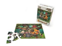 Нескучные игры 8281 Пазл Страна сказок Винни Пух, фигурный, деревянный, 80 деталей