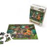Нескучные игры 8281 Пазл Страна сказок Винни Пух, фигурный, деревянный, 80 деталей