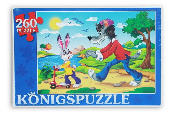 Konigspuzzle ПК260-5867 Пазл "Ну погоди!", 260 элементов