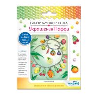 ORIGAMI 06076 Набор для творчества ORIGAMI Украшение Паффи Тропиканка (ожерелье и браслет)