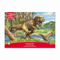 ArtBerry 46915ЕК Альбом для рисования на клею ArtBerry Эра динозавров, А4, 40 листов