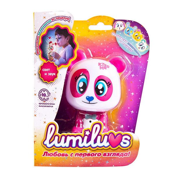 ABtoys (АБтойс) LB0001A6 Ночник LUMILUVS Панда Bella (красный)