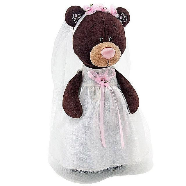 Orange Toys Мягкая игрушка Медведица Milk невеста, 35 см