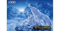 Puzzolini 7729 Пазл Кентаро Нишино Ночные волки, 1000 элементов