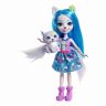 Mattel FRH40 Энчантималс Кукла Волчица Винсли с любимой зверушкой, 15 см