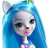 Mattel FRH40 Энчантималс Кукла Волчица Винсли с любимой зверушкой, 15 см