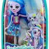 Mattel FRH40 Энчантималс Кукла Волчица Винсли с любимой зверушкой, 15 см