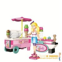 Mega Bloks 80212 Набор "Барби - тележка с мороженым"