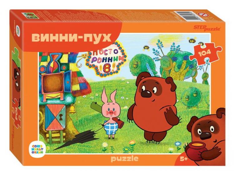 СТЕП ПАЗЛ 82034 Пазл STEP puzzle Винни Пух 104 элемента