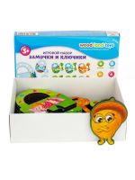 Woodlandtoys 156105 Обучающая игра Woodlandtoys Замочки и ключики 13*7,5*4 см