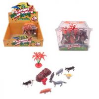 ABtoys (АБтойс) PT-00595 Игровой набор ABtoys Фигурки домашних животных "В мире животных" 10 предметов