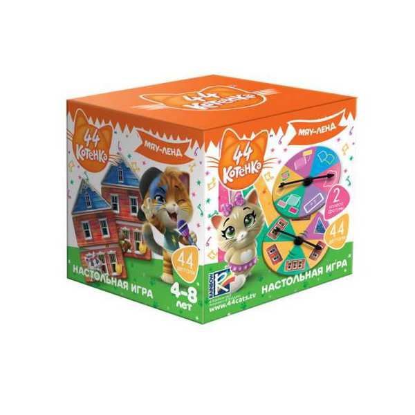 Vladi Toys VT8022-04 Игра настольная 44 Котенка "Мяу-Ленд" Vladi Toys VT8022-04 Игра настольная 44 Котенка "Мяу-Ленд"