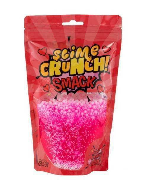 Slime S130-25 Слайм Crunch-slime SMACK с ароматом земляники, 200 г