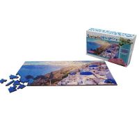 Нескучные игры 8273 Пазл Travel Collection о. Санторини,  фигурный, деревянный, 126 деталей