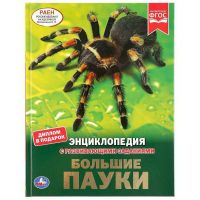 УМка 978-5-506-04309-6 Книга УМка Энциклопедия Большие пауки с развивающими заданиями А4