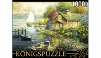 Konigspuzzle АЛК1000-8246 Пазл Ники Боэм Дом у причала, 1000 элементов