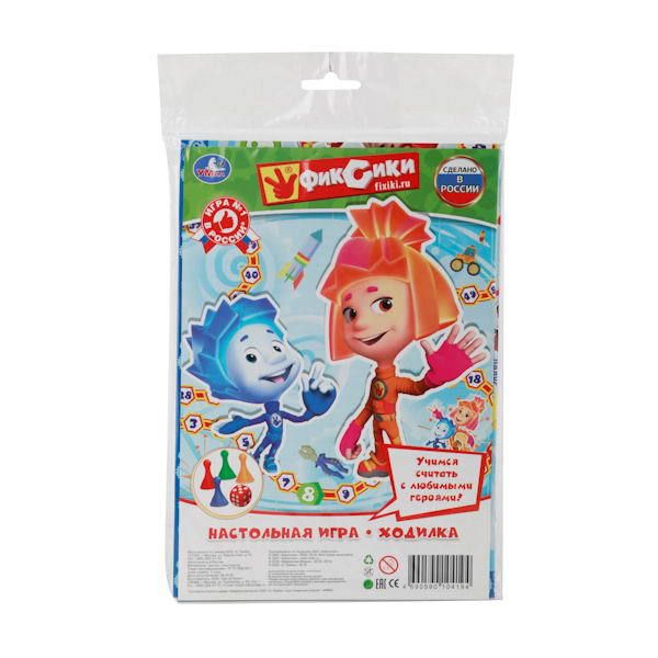 УМка 4690590104194 Игра настольная -ходилка "Умка" "Фиксики", в блистере малого формата.