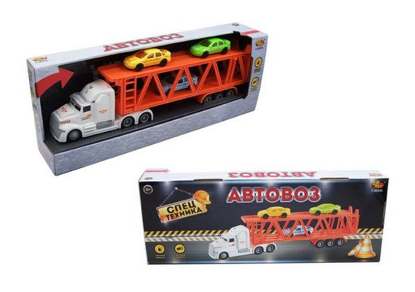 ABtoys C-00345 Автовоз инерционный, 1:50, световые и звуковые эффекты ABtoys C-00345 Автовоз инерционный, 1:50, световые и звуковые эффекты