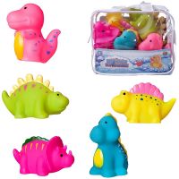 ABtoys (АБтойс) PT-01518 Набор резиновых игрушек для ванной Abtoys Веселое купание Сумочка с 5 динозавриками