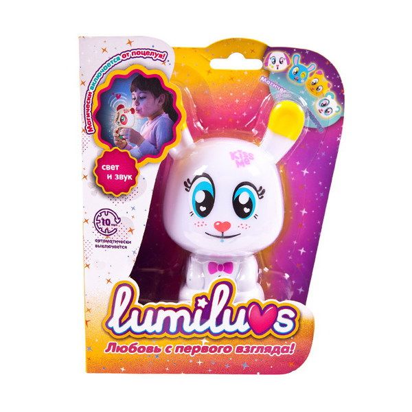 ABtoys (АБтойс) LB0001A8 Ночник LUMILUVS Кролик Pearl (белый)