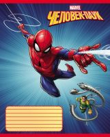 Hatber 18Т5В1чп Тетрадь HATBER Человек паук (MARVEL) 18 листов, клетка
