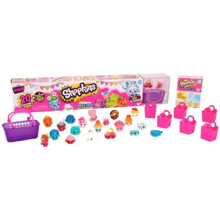 Moose 56176 Shopkins 4 сезон Мега набор фигурок, 20 штук