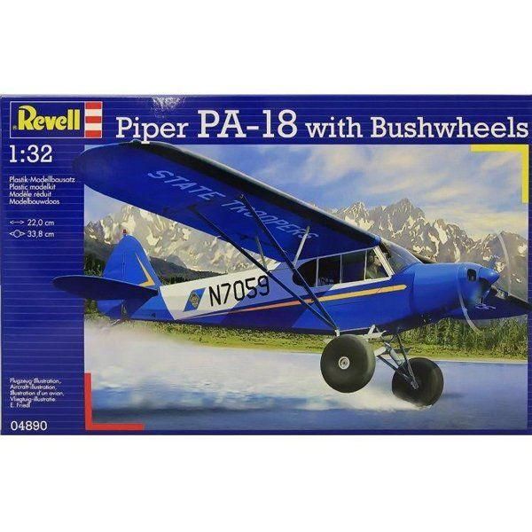 Revell 04890 Сборная модель самолета Piper PA-18, 1:32
