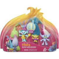 Hasbro B7364 Trolls Игровой набор из 4 героев Невероятные прически