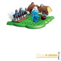 Mega Bloks 10736 Конструктор Смурфики Мини-набор "Гонщик"