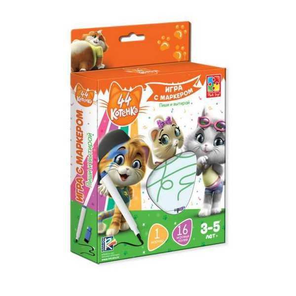 Vladi Toys VT5010-07 Игра с маркером 44 Котенка 3-5 лет
