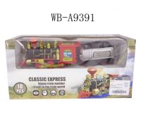 JUNFA 2863B Железная дорога Классический экспресс 31х15х8 см