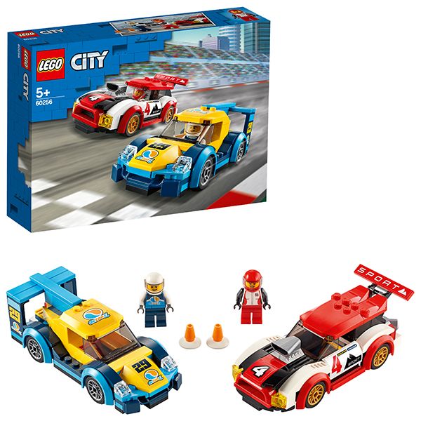  Lego City 60256 Конструктор Лего Город Turbo Wheels Гоночные автомобили, 190 деталей