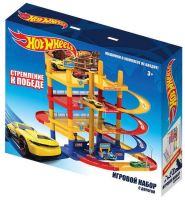 Нордпласт 431230 Игровой набор парковка "ХОТ ВИЛС с дорогой"