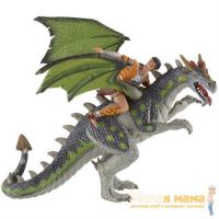 Bullyland 75587 Фигурка Дракон и воин, 18 см