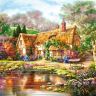 Castorland 300365 Пазл Сумерки у пруда, 3000 деталей