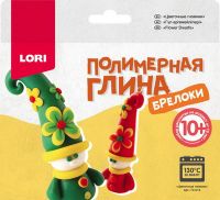 Lori Пг-012 Набор для творчества Полимерная глина Брелоки "Цветочные гномики"