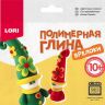 Lori Пг-012 Набор для творчества Полимерная глина Брелоки "Цветочные гномики"